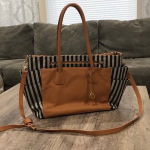 Signature Stripe Henri Bendel bag